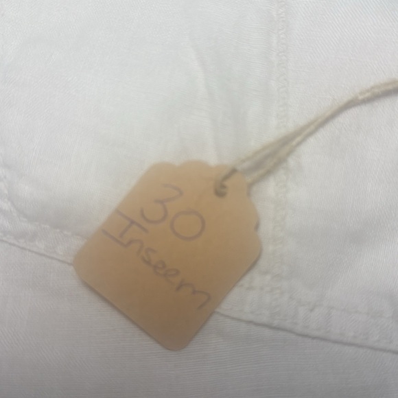 XCVI Beige Wide-Leg Linen Pants Size Small - Picture 10 of 10